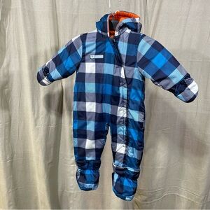 Carter’s Blue Plaid Snowsuit